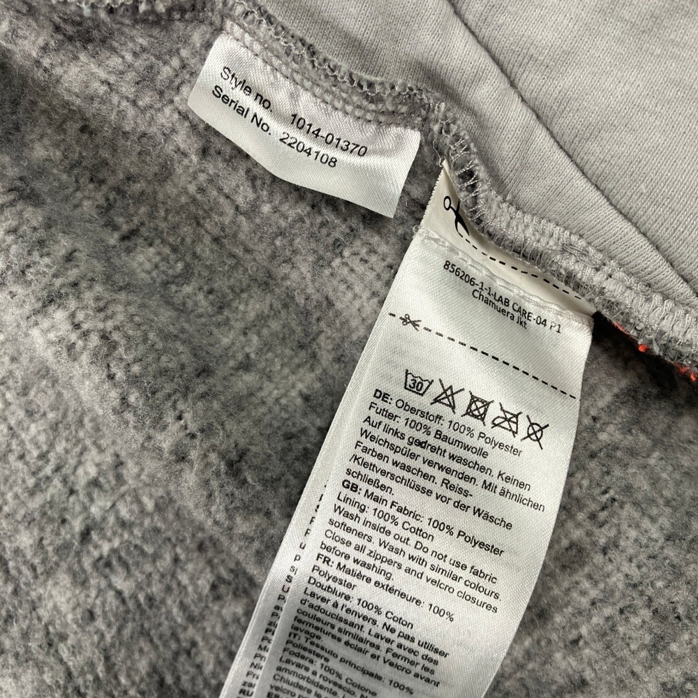 Mammut Chamuera ML Hooded Jacket Womens L Gray Knit Fleece Zip Up 1014-01370 - Picture 8 of 10